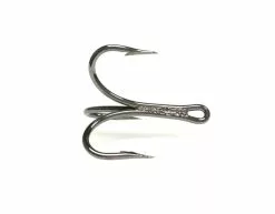 Mustad Salmon Tube Trebleforged,Oblon Black Nickel