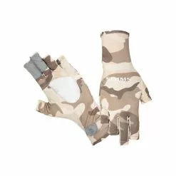 Simms Bugstopper Sunglove Woodland Camo Sandbar