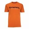 Simms Logo T-Shirt Adobe Heather -Fiskesneller Butikk p 1350 101188 M default 1