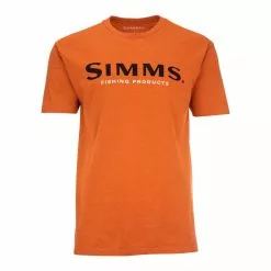 Simms Logo T-Shirt Adobe Heather