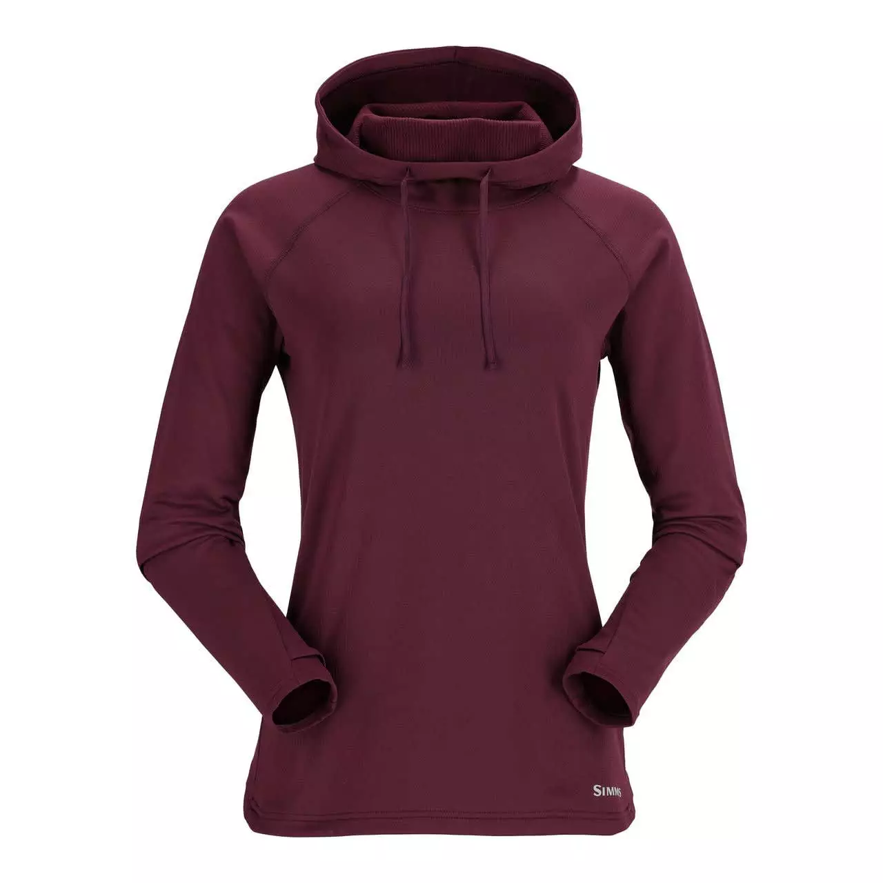 Simms Womens Heavyweight Baselayer Hoody Mulberry 3 Simms Womens Heavyweight Baselayer Hoody Mulberry