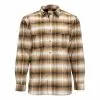 Simms Coldweather Shirt Dark Bronze Black Plaid -Fiskesneller Butikk p FFE10777 227 70 M default 1
